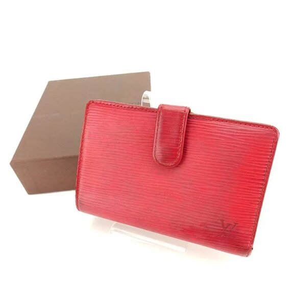 Louis Vuitton Wallet Purse Coin purse Epi Red Woman Authentic Used - Picture 1 of 6